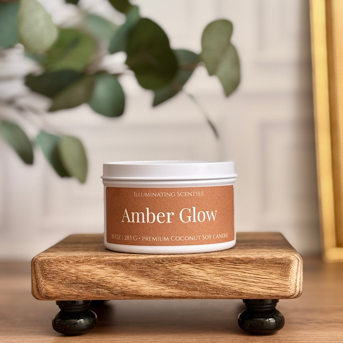 Amber Glow | Palo Santo + Amber Candle