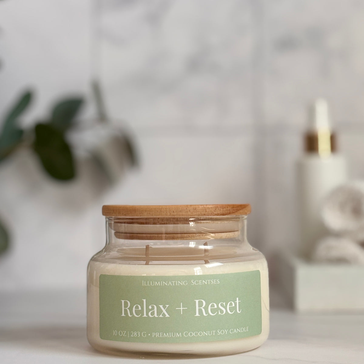 Relax + Reset | Eucalyptus + Lavender Candle