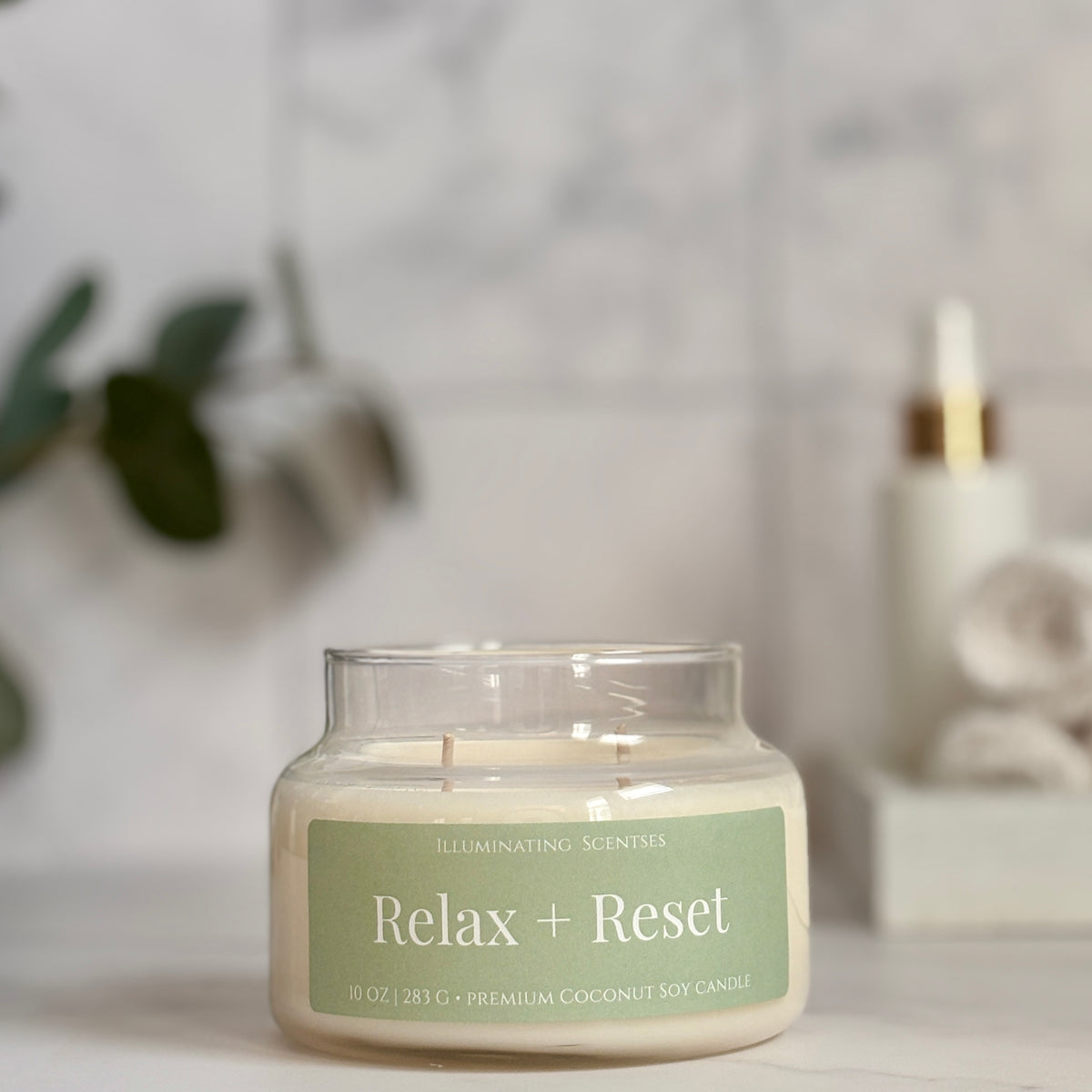 Relax + Reset | Eucalyptus + Lavender Candle